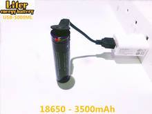 2PCS Liter energy battery USB 18650 3500mAh 3.7V Li-ion Rechargebale battery USB 5000ML Li-ion battery + USB wire 2024 - buy cheap