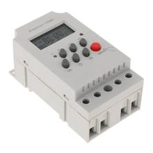Mini tela lcd programável, timer para switch, carregamento por relé de alta potência, ac/dc, 12v 2024 - compre barato