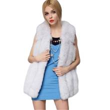 Woman Hot Sale Imitation Fur Vest Coat Faux Fox Warm Female Thick Coat Vests Winter Furs Female Thick Coats Jacket Gilet Veste 2024 - buy cheap