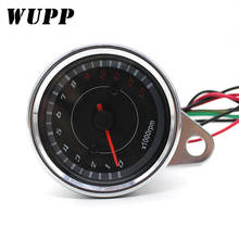 Wupp-tacômetro universal para motocicleta, tacômetro com tela de led, 12v dc, velocímetro de 13k, para honda, yamaha, suzuki 2024 - compre barato