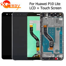 AAA Quality LCD For HUAWEI P10 Lite Lcd Display Screen For HUAWEI p10 lite WAS-LX1 WAS-LX1A WAS-LX2 WAS-LX3 lcd with frame 2024 - buy cheap