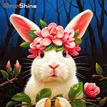 Evershine Diamond Painting Full Square New Arrival Rabbit Rhinestones Diamond Embroidery Animals Cross Stitch Kits Diamond Art 2024 - buy cheap