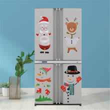 2021 рождественские украшения, креативные новые Мультяшные магнитные наклейки на холодильник для пожилых людей 2024 - купить недорого