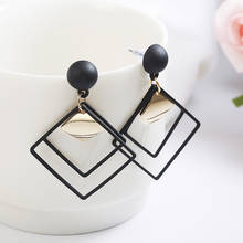 Korean Earrings Fashion Jewelry Geometric Square Drop Brincos Oorbellen  Earrings For Women Statement Earrings 2024 - buy cheap