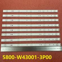 8 PCS/set LED Backlight strip For Philco Ph43e60dsgw Ph43e60 TF-LED43S27T2 Polaroid TQL43F4PR001 43E3000 5800-W43001-3P00 2024 - buy cheap