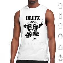 Camisetas sin mangas de The Blitz, chaleco con banda agnóstica frontal cargado Gbh, crumbsucks Die Kreuzen Raygun Pegboy 2024 - compra barato