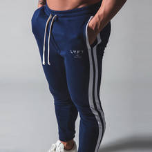 Brand Cotton Joggers Sweatpants Jogging Running Pants Men Slim Fit Workout Track Pants Gym Traning Pants Bodybuilding Trousers 2024 - buy cheap