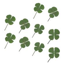 10Pcs Dried Leaf Clover UV Resin Decor Nail Art Epoxy Mold DIY Filling Jewelry 2024 - buy cheap