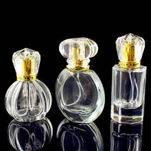 Botella de Perfume de vidrio transparente, atomizador en espray, rellenable, de gran capacidad, 5 unids/lote, 50ml 2024 - compra barato
