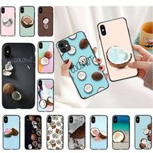 Funda de teléfono de Coco para iPhone, carcasa fresca de verano para iPhone 11, 8, 7, 6, 6S Plus, 7 plus, 8 plus, X, XS MAX, 5, 5S, XR, 12, 11 Pro max, se 2020 2024 - compra barato