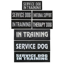 Parche de entrenamiento para perros, Parche de terapia con insignia de perro, emblema, pegatina, aplique para arnés y chaleco de perro, parches para perros de trabajo 2024 - compra barato