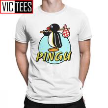 Men Penguin NUT Pingu Tshirt Series Cartoon Meme Kids 80s 90s Retro Cute Funny 100 Percent Cotton Funny T-Shirt 2024 - buy cheap