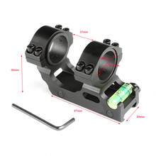 Tactical Weaver Scope Mounts 25.4/30mm Compact One Piece Aluminum Picatinny Scope Rings With Bubble Level  Rifle Hunting 2024 - buy cheap