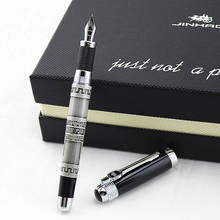 Jinhao-Conjunto de bolígrafo de regalo de lujo, pluma estilográfica de gran pared con punta de 189 MM de alta calidad, con estuche Original, bolígrafos de tinta de Metal para regalo, 0,5 2024 - compra barato