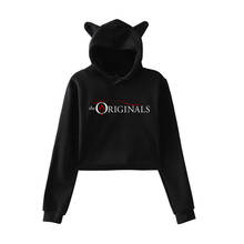 Cool Printed The Vampire Diaries Hoodie Kpop Women Sweatshirt Spring Autumn Girls Pullover Casual Fleece Warm Sportswear Tops 2024 - buy cheap