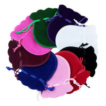 10 Pcs Velvet Bag Drawstring Pouch Calabash Shap Jewelry Packing Bags Wedding/Christmas Gift Bag 7*9cm 2024 - buy cheap