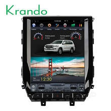 Krando Android 8,1 12,1 "verticial экран Автомобильный мультимедиа для Toyota Land Crusier 200 2016 + с carplay 2024 - купить недорого