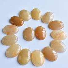 Wholesale 30pcs/lot fashion high quality natural stone Oval CAB CABOCHON for jewelry Accessories 25x18mm free shipping 2024 - buy cheap