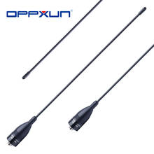 Oppxun para walkie talkie baofeng, antena de ganho para rádio portátil walkie talkie na666, banda dupla uhf e vhf para rádio wireless/5re/82 embutido 2024 - compre barato