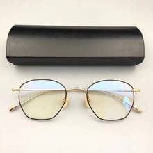 2020 очки рамки титановый рецепт очки Для женщин близорукости Оправы для очков для мужчин Винтаж Япония дизайнерский бренд очки 2024 - купить недорого