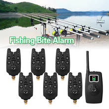 Lixada-conjunto de alarmas de mordedura de pesca, Kit de alarma de pesca Digital, indicador de alarma LED, receptor de campana de alerta, caja de aparejos de pesca 2024 - compra barato