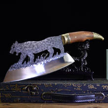Нож для резки Longquan, бытовой нож с острым лезвием, Ручная ковка, острый нож для резки ломтиками, ножи для повара, кухонные ножи 2024 - купить недорого