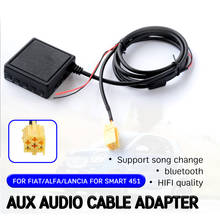 bluetooth Aux Receiver for Alfa Romeo 159 for Fiat Grande Punto Cable with USB,microphone Hands-free Aux Adapter 2024 - buy cheap