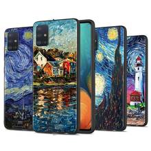 Чехол для Samsung Galaxy A72, A32, A42, A91, A71, A51, A41, A31, A21, мягкий, черный, ТПУ 2024 - купить недорого