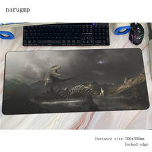 Dinosaur padmouse New arrival accessory 90x40cm mouse pad thick gaming enterprise rubber mats keyboard large mouse mat gamer 2024 - buy cheap