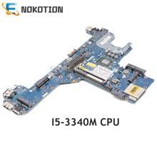 NOKOTION For DELL Latitude E6330 E6430 Laptop Motherboard I5-3340M CPU C28RH 0C28RH CN-0C28RH QAL70 LA-7741P MAIN BOARD 2024 - buy cheap