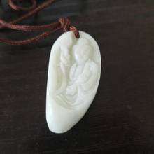 Amuleto de Buda de la madre de Lantian, calcedonia, colgante, n. ° 300 2024 - compra barato