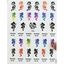 3D Nail Stickers Decals Colorful Dragons Snake Design Self Adhesive Nail Art DIY Acrylic Manicure Tips Decorations 2024 - buy cheap