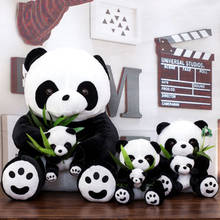 Novo panda de pelúcia brinquedos bonito animais de pelúcia boneca panda mãe e criança brinquedo de pelúcia presente para crianças menina decoração do quarto natal presente 2024 - compre barato