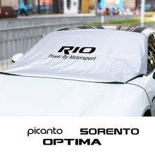 Para-brisa automotivo, acessórios para kia cadência ceed forte k9, optima picanto, rio sorento soul, proteção contra o sol 2024 - compre barato