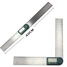 Medidor digital de ângulos, 8 polegadas, 200mm, inclinômetro, régua digital, goniômetro de elétron, graduação angular, ferramenta de medição 2024 - compre barato