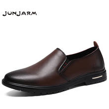 JUNJARM New Men Dress Shoes Formal Shoes Mens Handmade Business Shoes Men Wedding Shoes Slip On Big Size 38-48 2024 - buy cheap