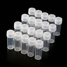 20Pcs 5ml Plastic Test Tubes Vials Sample Container Powder Craft Screw Cap Bottles for Office School Chemistry Supplies 2024 - buy cheap