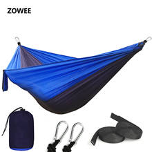 Hamaca de paracaídas para dormir para 1-2 personas, silla Hamak para jardín, columpio colgante para acampar al aire libre 2024 - compra barato