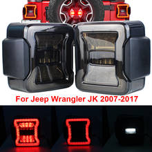 Luces traseras Led para Jeep Wrangler Jk, lámpara de día para Jeep Wrangler JK 2007-2017 2024 - compra barato