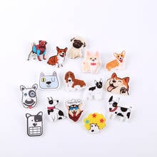 Creative simple fashion cute welsh corgi brooch animal dog pin girl children clothes brooch 2019 new Bag and hat accessories 2024 - buy cheap