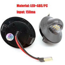 Luces LED para matrícula, para Ford F150, F-250, F-350, Ranger, Raptor, Explorer, T10, 12V-24V, blanco, 3W 2024 - compra barato