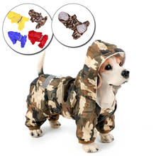 Chubasquero de doble capa para mascotas, impermeable, reflectante, impermeable, con capucha, para cachorros y gatos 2024 - compra barato