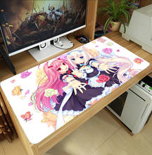 Lovely Anime NEKOPARA Chocola Vanilla Maple Large Mouse Pad Laptop PC Gaming Computer Desk Keyboard Mat Thicken Playmat Gift 2024 - buy cheap