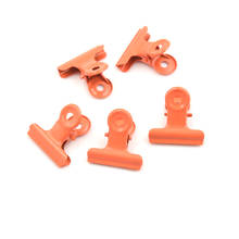 Clips de Metal para Carpeta, Clips bonitos de 11 colores para notas, escuela, oficina, papelería, carta, Clip de papel, abrazadera, 5 uds. 2024 - compra barato