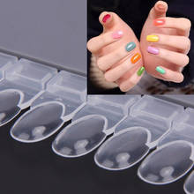 Tabla de colores de la exhibición de arte de uñas extraíble puntas de uñas falsas Natural Color esmalte de uñas de Gel muestra de la exhibición 16,4*10,2 cm 2024 - compra barato