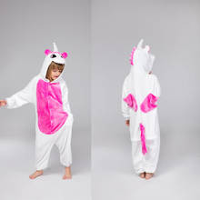 Kids Flannel Pajamas Kigurumi Unicorn Toddler Pajamas Infantil Menino Unicorn Pajamas for 4 6 8 10 12 Years Onesie Unicorn Girl 2024 - buy cheap