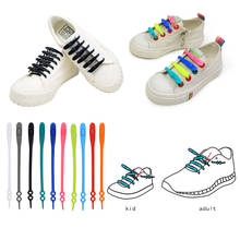 1 шт. шнурки без галстука эластичные силиконовые шнурки для обуви для детей и взрослых шнурки для кроссовок шнурки для быстрого отдыха шнурки для шнурков аксессуары для обуви 2024 - купить недорого