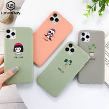 Lovebay Cartoon Plant Animals Phone Case For iPhone 11 Pro Max X XR Xs Max Cases For iPhone 6 6s 7 8 Plus Soft TPU Simple Cover 2024 - buy cheap