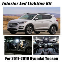 Bombillas LED blancas para coche, luz de techo con mapa Interior, Kit de paquete apto para 2017, 2018, 2019, Hyundai Tucson, espejo de maletero, lámpara de licencia, 12 Uds. 2024 - compra barato