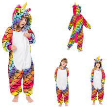 Overalls Kids Cosplay Costumen Children Kigurumi Pajamas Christmas Pyjamas Boys Kigurumi Unicorn Pajamas Kids Clothes 2024 - buy cheap